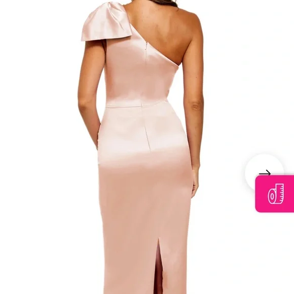 Bari Jay Sleek Black One-Shoulder Dress
